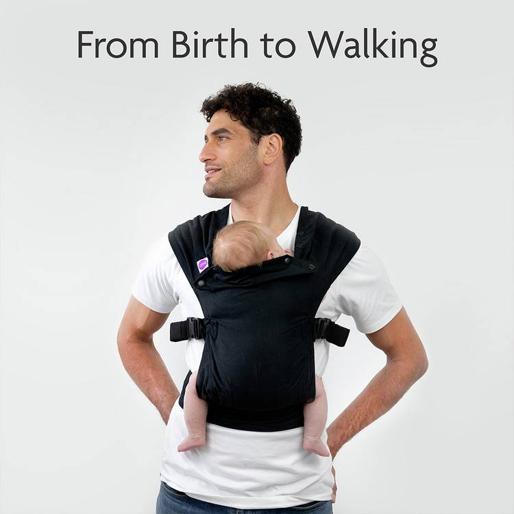 Izmi Essentials baby carrier black, imported from the UK