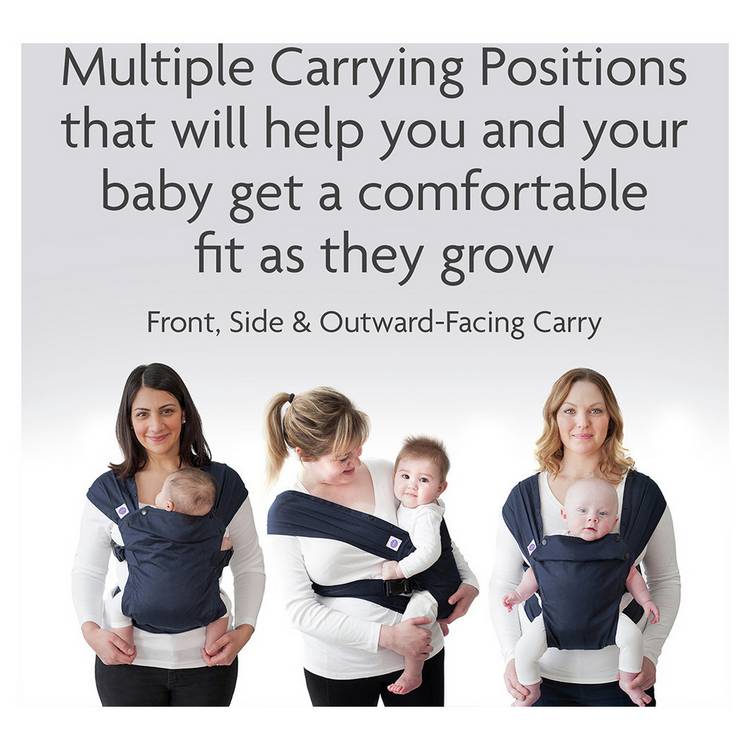 Izmi Essentials baby carrier black, imported from the UK