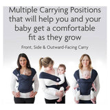 Izmi Essentials baby carrier black, imported from the UK