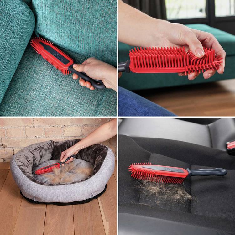 Vileda Pet Pro Rubber Broom bundle for pet hair, UK version