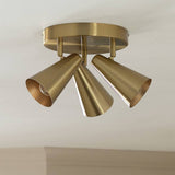 Argos Argos Home Steel 3 Lights Spotlight Plate - Brass- Buy online at McGrocer