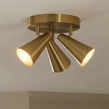Argos Home brass spotlight plate 3 lights 35cm (British brand)