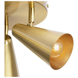 Argos Home brass spotlight plate 3 lights 35cm (British brand)