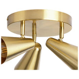 Argos Home brass spotlight plate 3 lights 35cm (British brand)