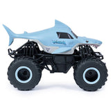 Monster Jam Megalodon blue RC truck 1:24 scale, imported from the UK