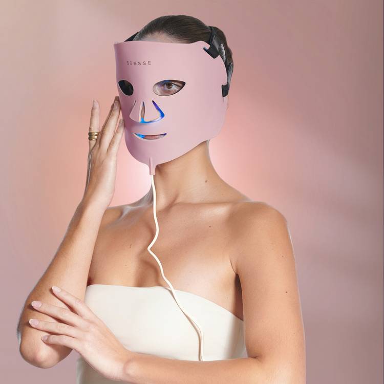 Sensse professional LED light therapy facial mask, imported from the UK