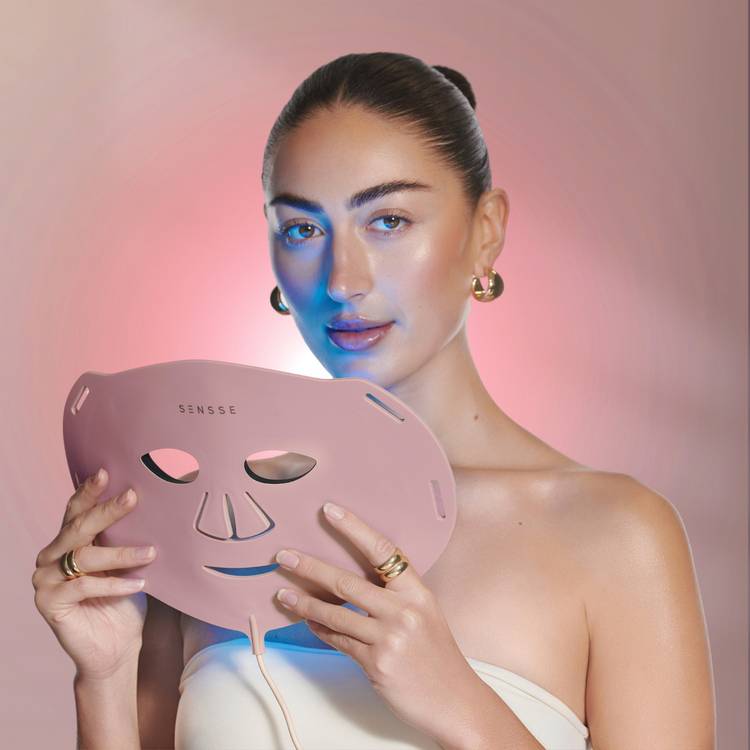 Sensse professional LED light therapy facial mask, imported from the UK