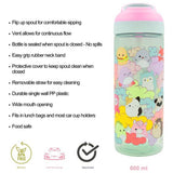 Squishmallows Atlantic Sipper Water Bottle 600ml (British brand)