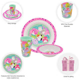 Hox Squishmallows kids plastic dinner set (British brand)