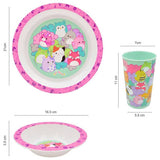 Hox Squishmallows kids plastic dinner set (British brand)