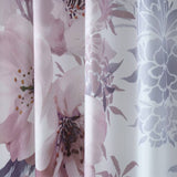 Catherine Lansfield floral shower curtain pink 180x180cm, UK version