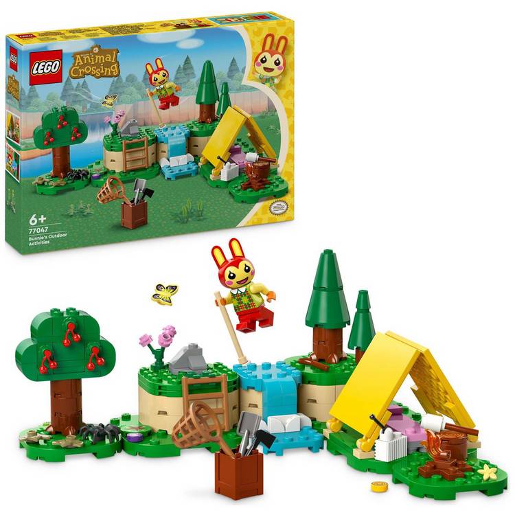LEGO Animal Crossing Bunnie's Outdoor Activities building set UK version