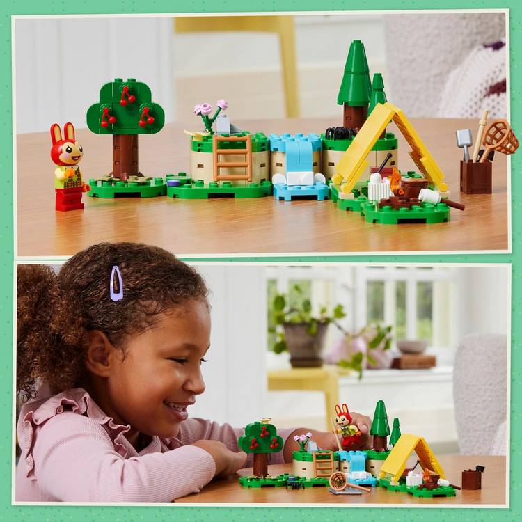 LEGO Animal Crossing Bunnie's Outdoor Activities building set UK version