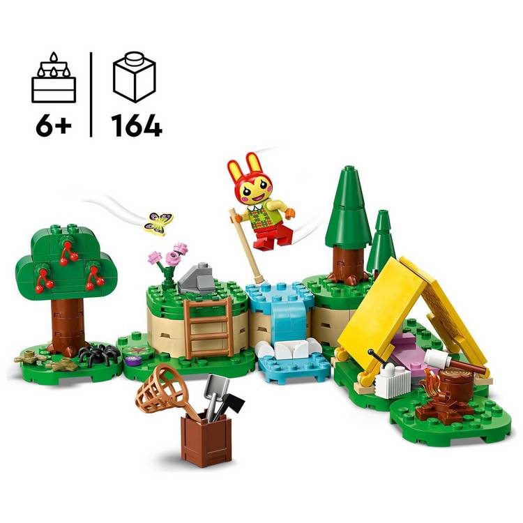 LEGO Animal Crossing Bunnie's Outdoor Activities building set UK version