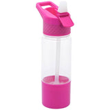 Smash Snack and Sip pink sipper water bottle 450ml, UK version