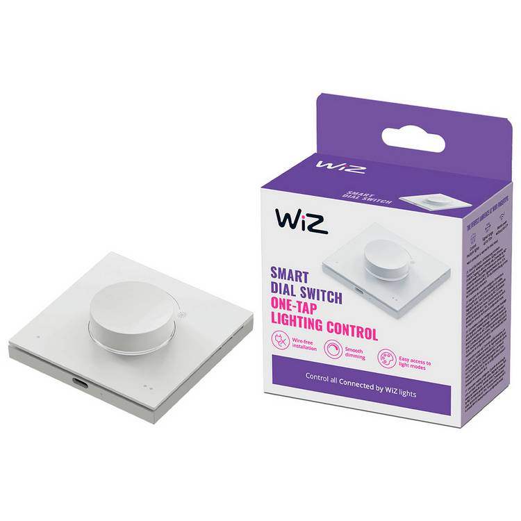 WiZ Smart Dial Switch White - British product