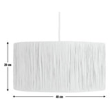 Argos Home raffia lampshade 40cm, UK version