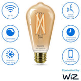 Philips smart LED filament bulb ST64 E27, UK version