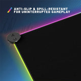 STEALTH XL gaming mat with RGB lighting black - British product