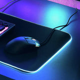 STEALTH XL gaming mat with RGB lighting black - British product