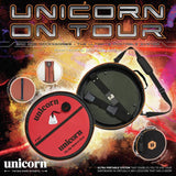 Unicorn On Tour darts bag and oche set, UK version