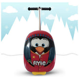 Flyte Perry Penguin scooter suitcase red, UK version