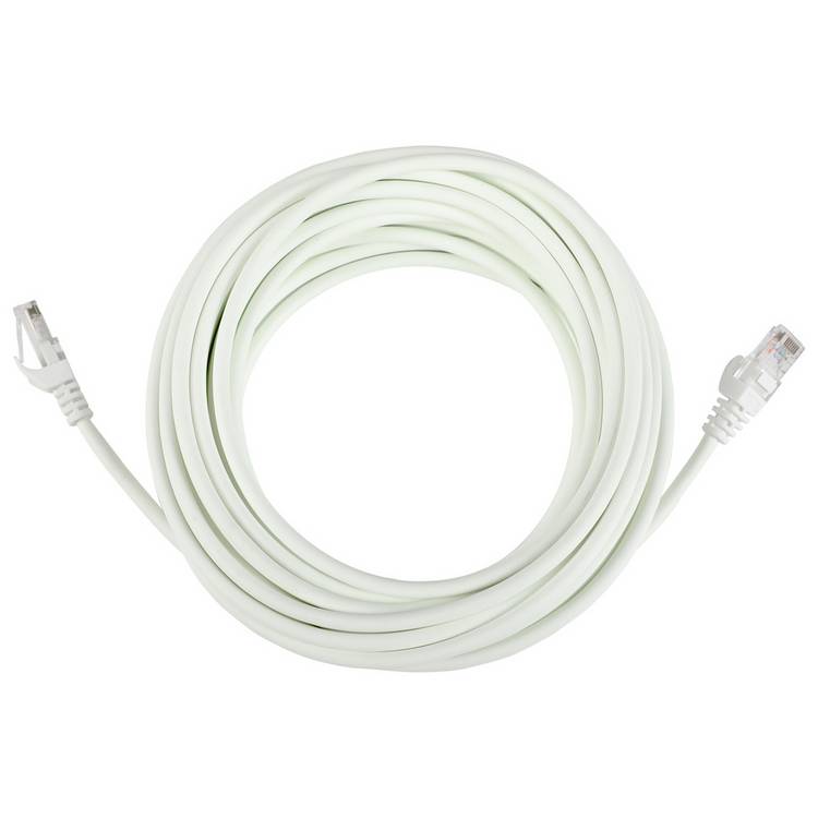 White 10m Ethernet cable (British brand)