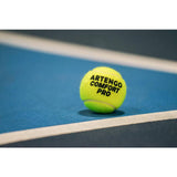 Decathlon Tennis Ball Pro Yellow pack of 4, UK version