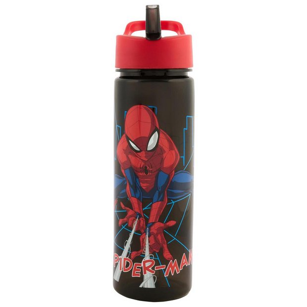 Spider-Man black and red sipper bottle 600ml, UK version