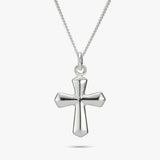 Argos Revere Sterling Silver Cross Pendant Necklace 46cm- Buy online at McGrocer