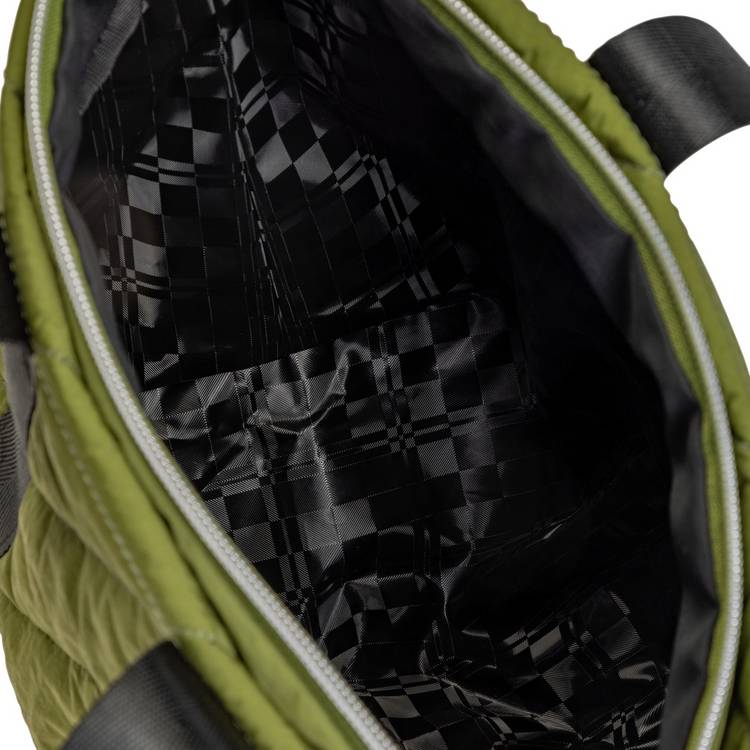 Home khaki puffer lunch bag, imported from the UK