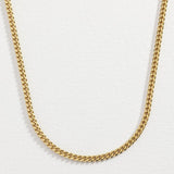 Revere men's 9ct gold plated chain necklace 18 inch - British product