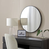 Argos Home Essentials Black Round Wall Mirror - 70x70cm- Buy online at McGrocer