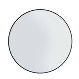 Home Essentials black round wall mirror 70cm, UK version