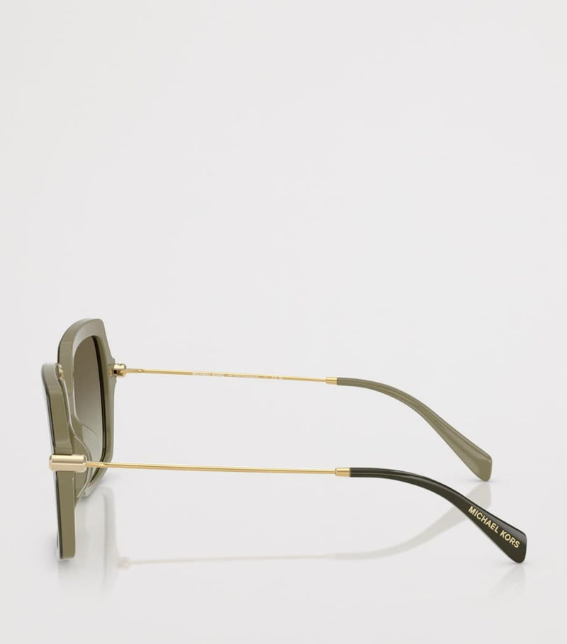 Michael Kors Quogue square acetate sunglasses, imported from the UK