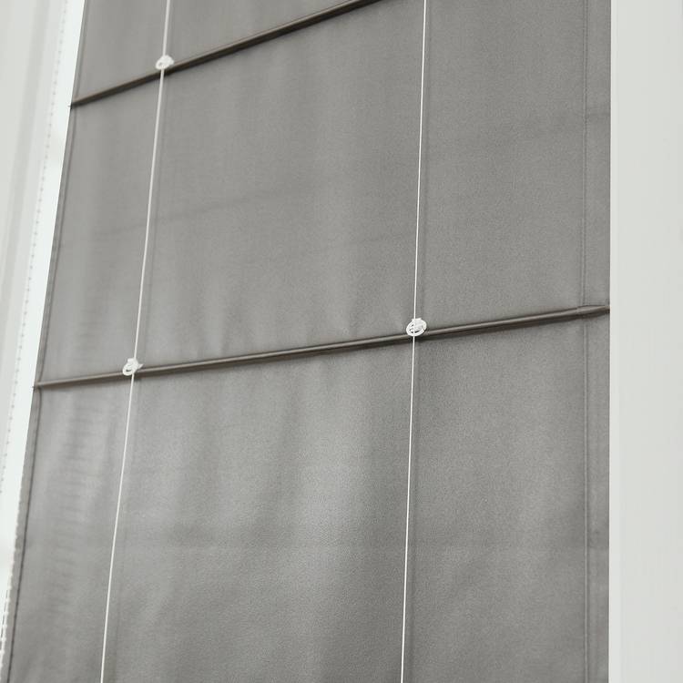 Little Black Book blackout roman blind dove grey 60cm, UK version