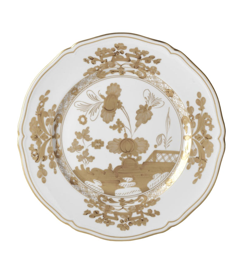 GINORI 1735 gold floral charger plate 31cm, UK version