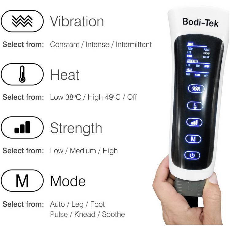 Bodi-Tek Comfort360 full leg air compression massager - British product