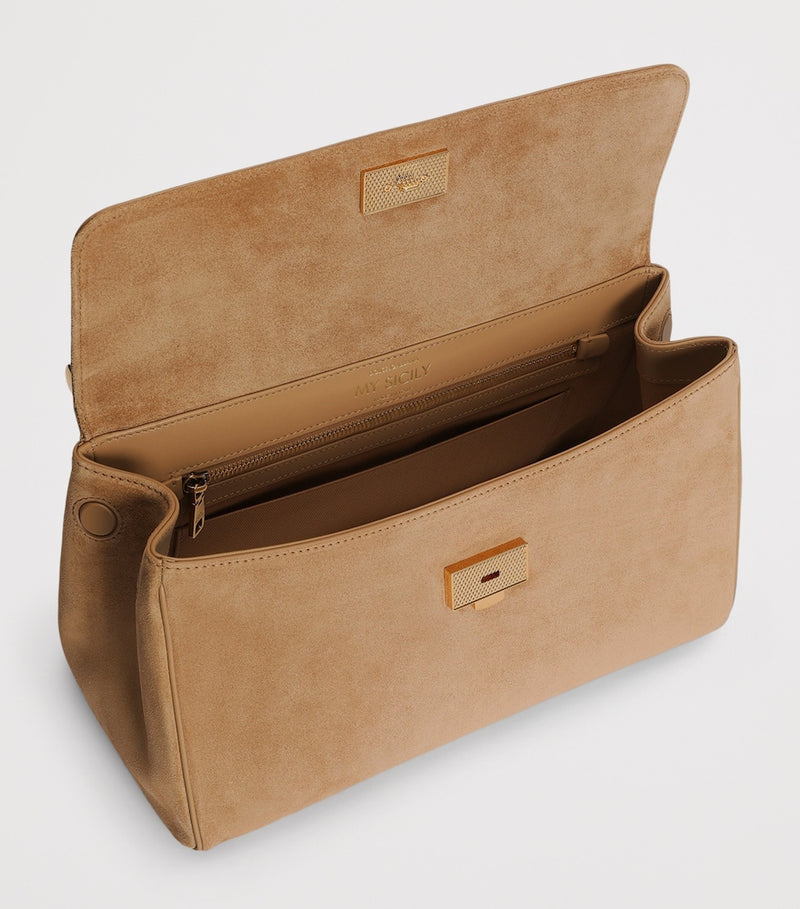 Dolce&Gabbana My Sicily suede top-handle bag (British brand)