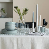 Argos Denby Elements 12 Piece Stoneware Dinner Set - Light Grey- Buy online at McGrocer