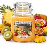 Argos Yankee Candle Medium Scented Candle - Exotic Fruits- Buy online at McGrocer
