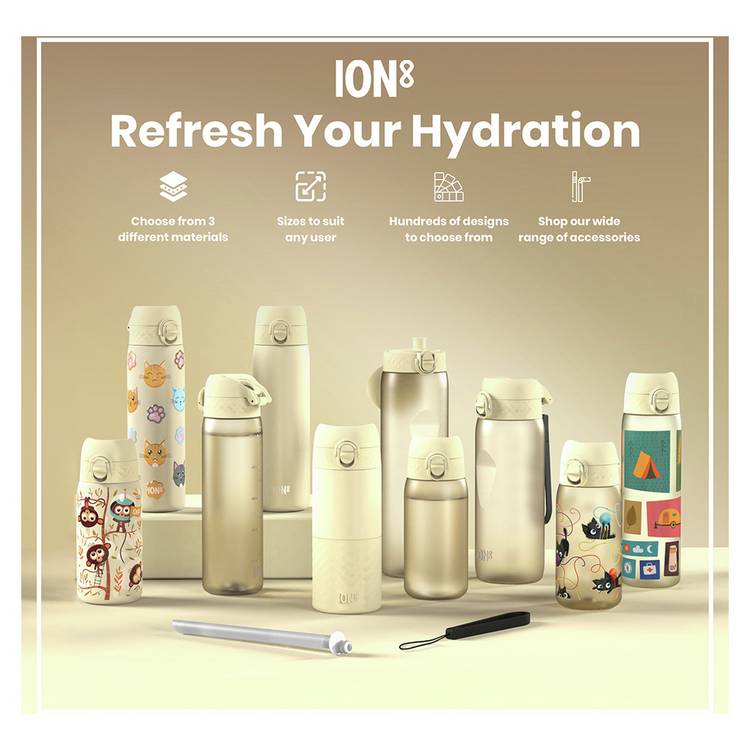 Ion8 cream coffee cup 360ml, UK version