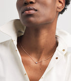 Harrods rose gold diamond necklace 0.50ct, imported from the UK
