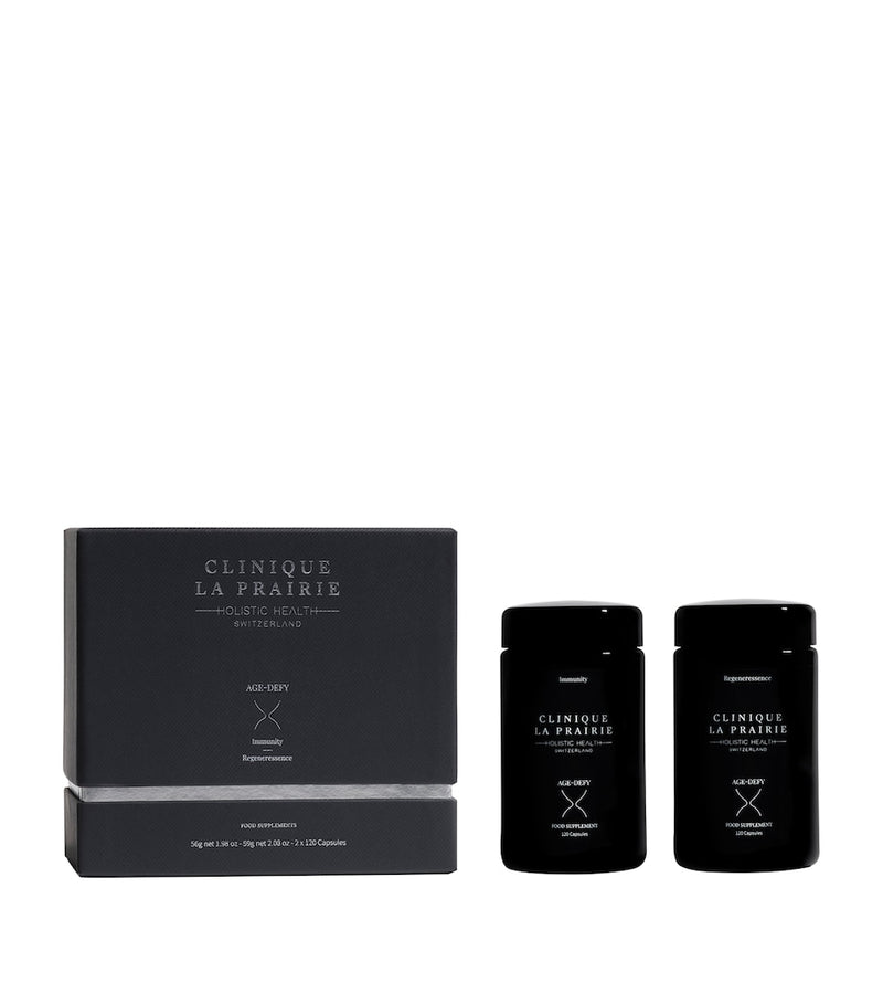 Clinique La Prairie Age-Defy Immunity and Regeneressence 240 capsules, imported from the UK