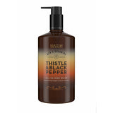Scottish Fine Soaps Men's Thistle & Black Pepper Wash 500ml (British brand)