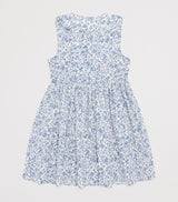 Kids Cotton Floral Sleeveless Dress with Collar (2-6 Years)