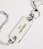 Harrods white gold diamond pendant necklace 0.50ct (British brand)