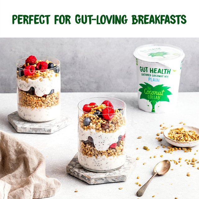 The Coconut Collab Gut Health Plain Cultured Coconut Yoghurt 350g GOODS M&S