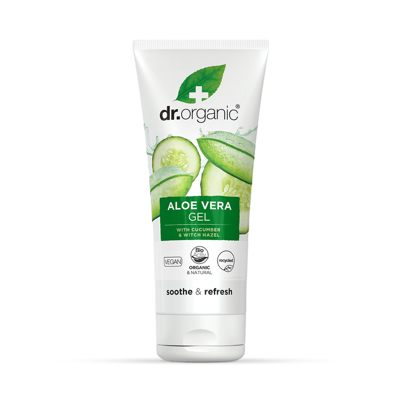 Dr Organic Aloe Vera Gel with Cucumber 200ml - British product