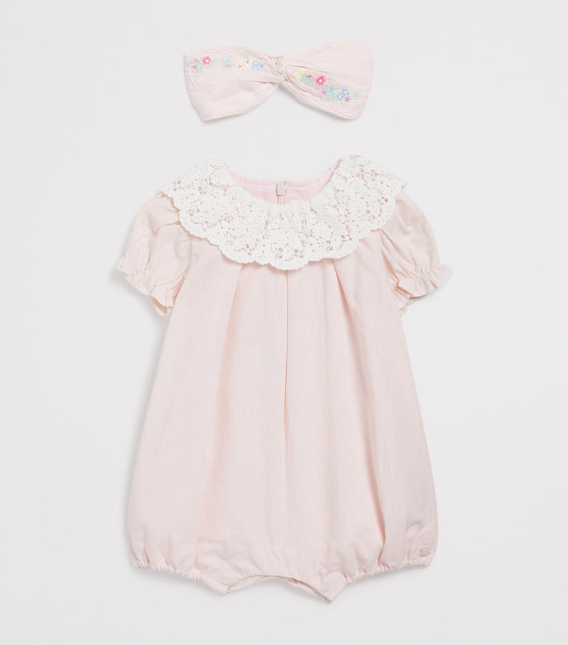 Tartine et Chocolat linen embroidered headband (British brand)